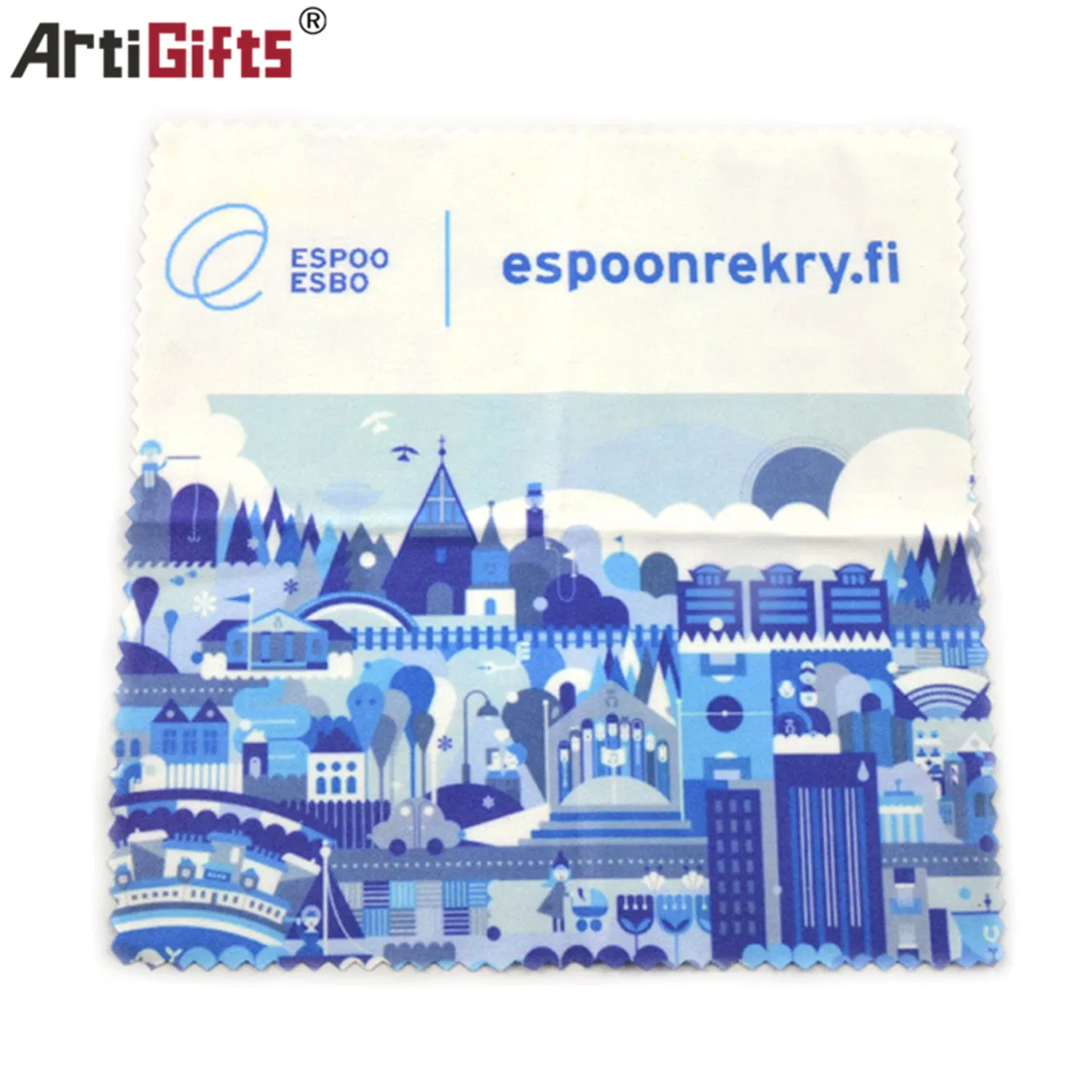 High Quality Custom Logo Microfiber Towel Wipes Cleaning Cloth