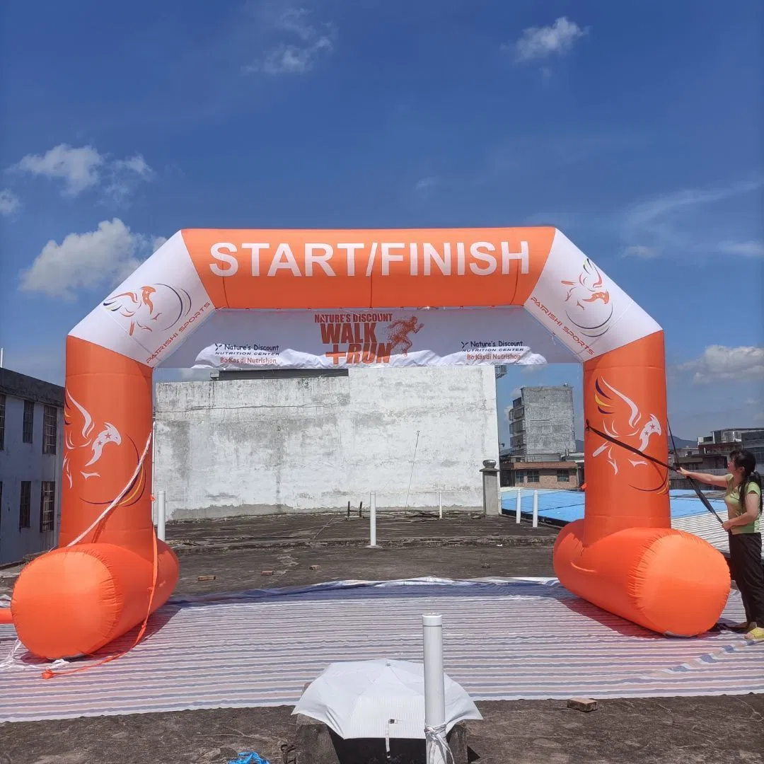 Outdoor Inflatable Sports Entrance Arches Start Line Inflatable Running Events Arches with Blower