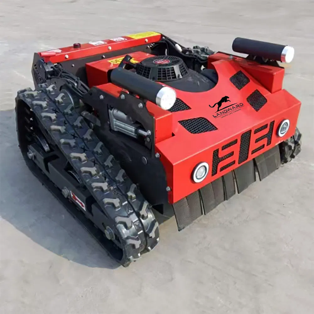 CE Approve High Quality All Terrain Grass Cutting Machine Crawler Mower Agriculture Electric Remote Control Brush Cutter Multifunctional Robot Lawn Mower Sale