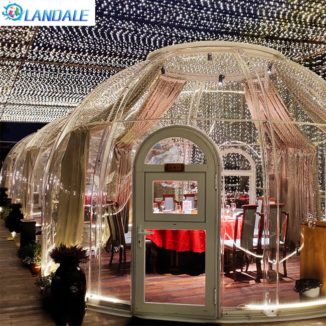 360° Transparent Room Windproof Insulation PC Star Room Outdoor Restaurant Homestay Bubble Room Camping Tent