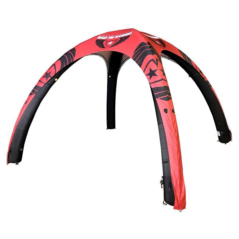 Custom Logo Printed Tent 4 X 4m Gazebo Inflatable Sealed Air Tent High Quality Air Tent Easy Setup Marketing Advertising Inflatable Dome Event Tent