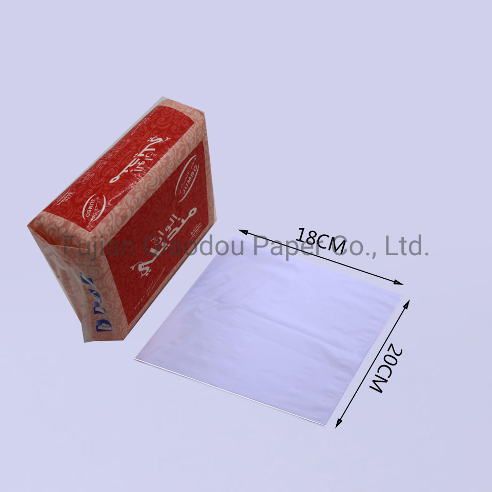 Eco-Friendly Embossed Logo Quality Mixed Wood Pulp Hand Towel Tissue Paper