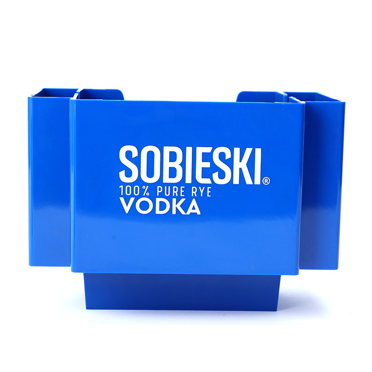 Bacardi Black Color Plastic Napkin Caddy for Promotional