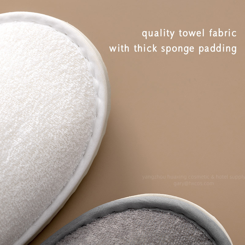 Premium Quality Cotton Towel Disposable Hotel Slipper Support Private Logo and Design