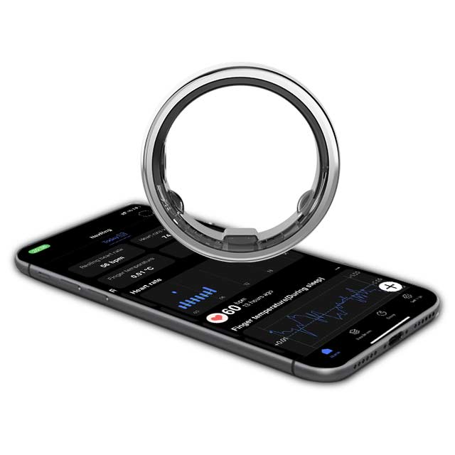 Умное кольцо для здоровья и фитнеса с NFC