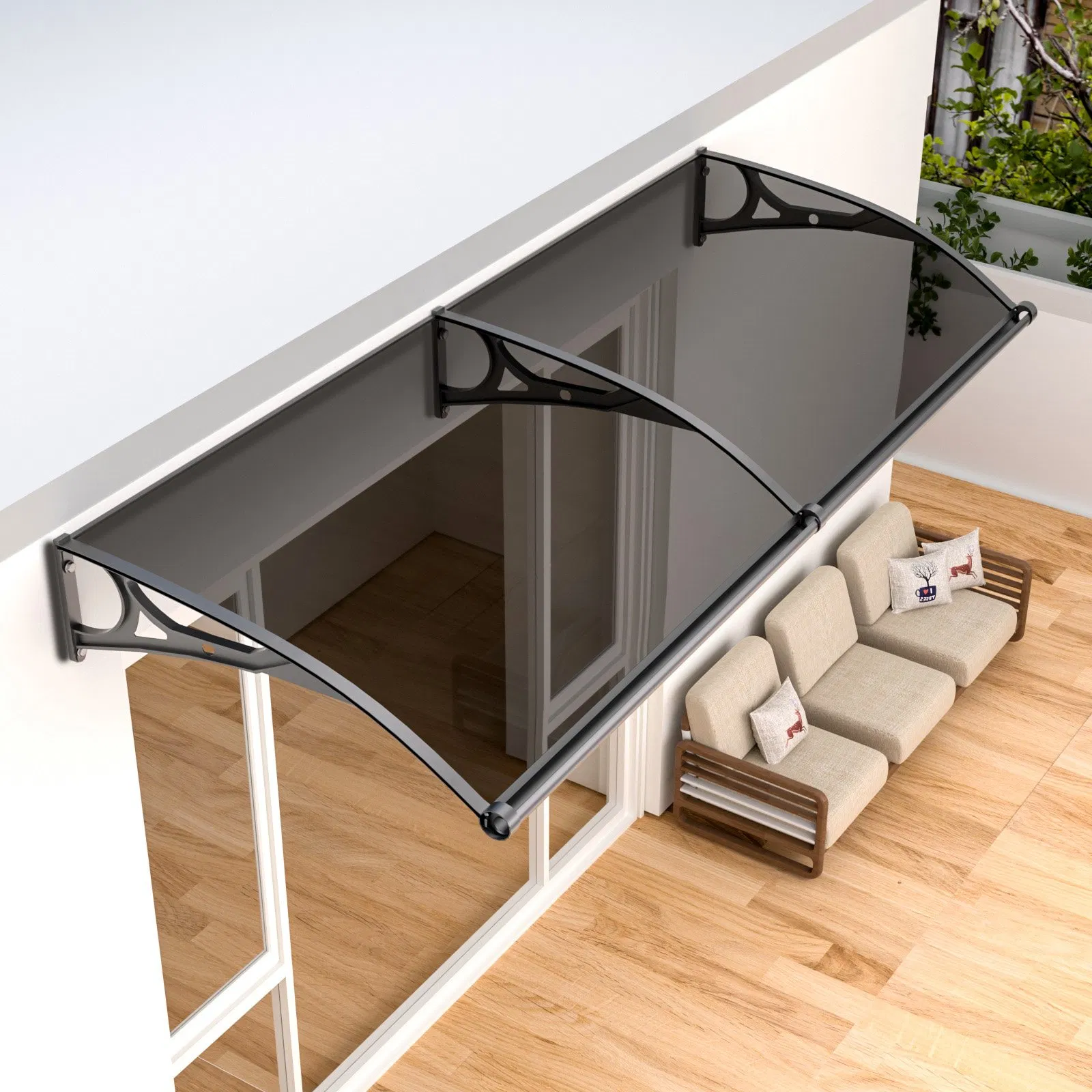 Awnings Exterior Rain and Snow Aluminum Alloy Bracket