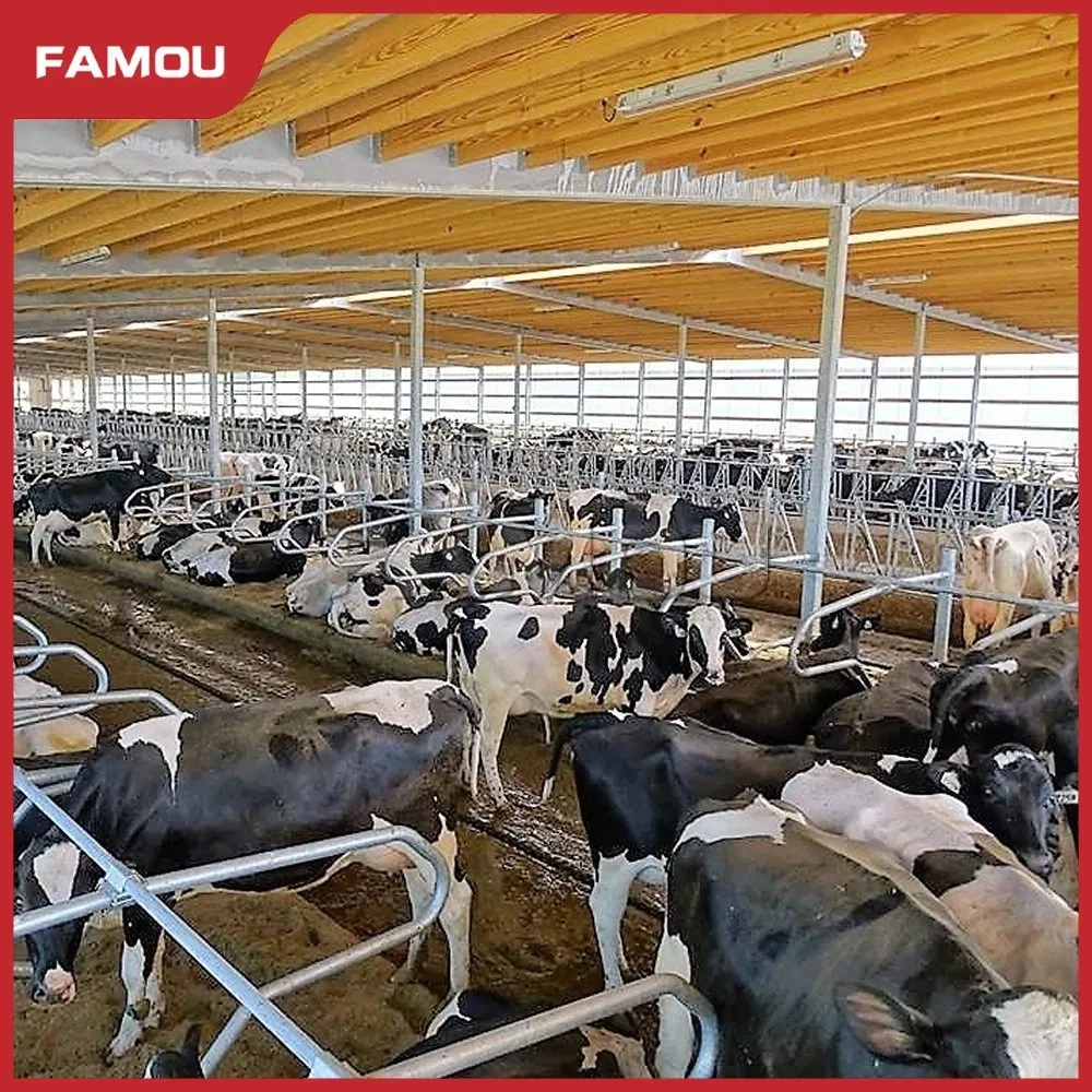 Galvanized Heavy-Duty Livestock Fence Utilization Galvanized Panels Cubicle Cow-Free Stall