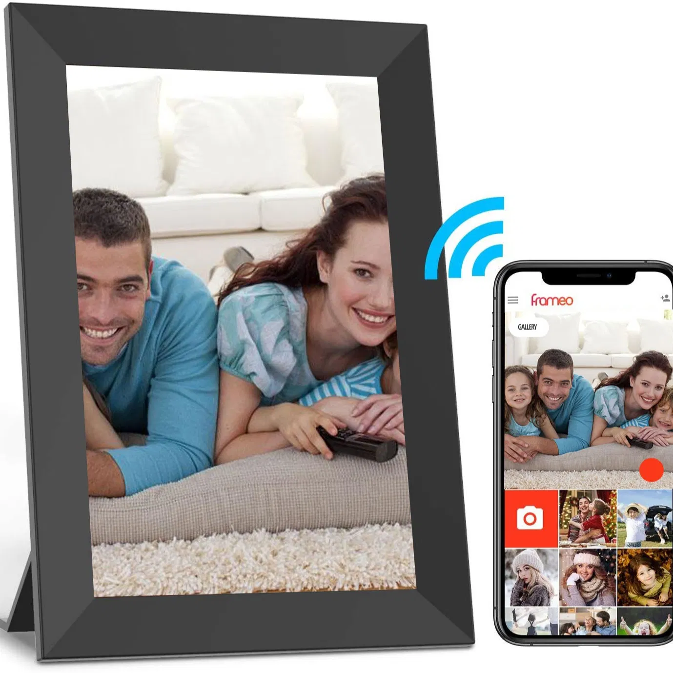 10.1 Inch 32GB Memory Frameo Cloud Photo Frame WiFi Digital Photo Frame