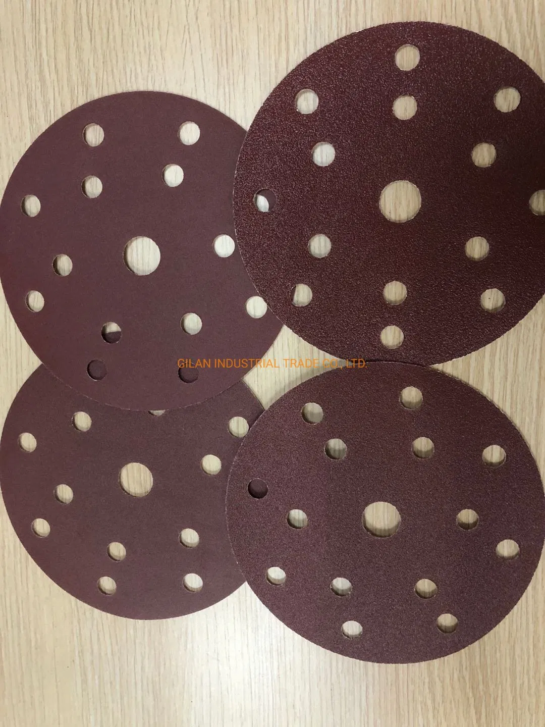 Шлифовальный диск алюминиевый 150мм, 15 отверстий