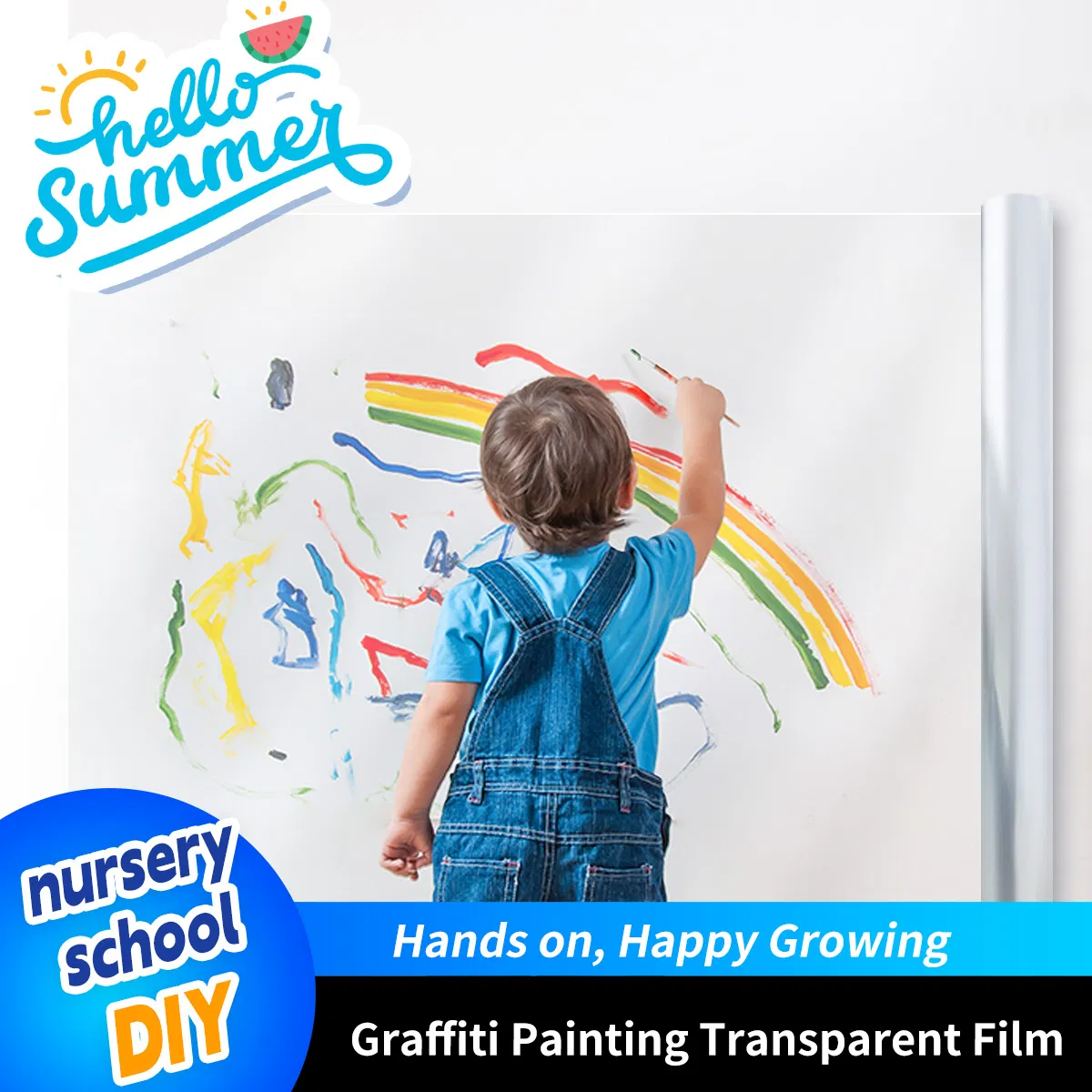 Wall Anti-Fouling Protective Film, Electrostatic Wall Protection Sticker, Painting Creation