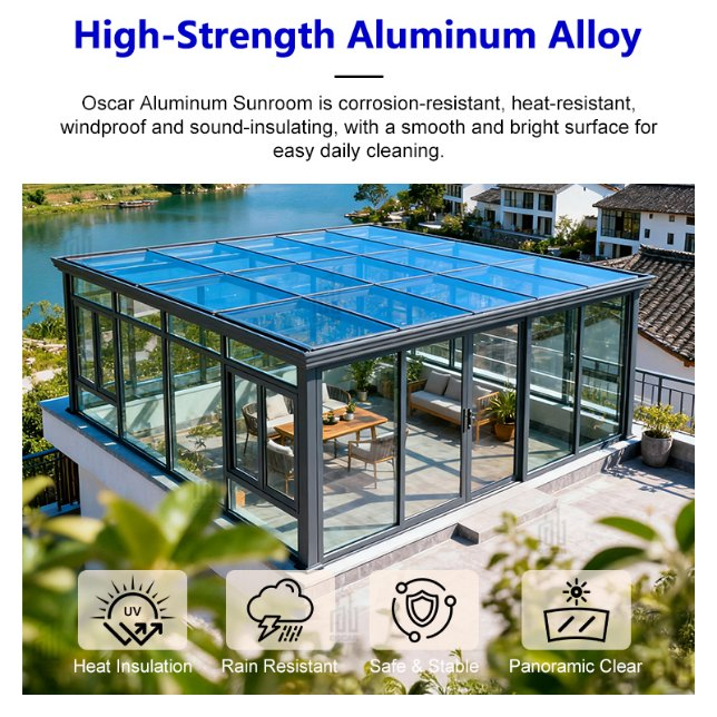 Design Slatted Aluminum Bifold Folding Sliding Glass Accordion Doors for House Interior Sunroom