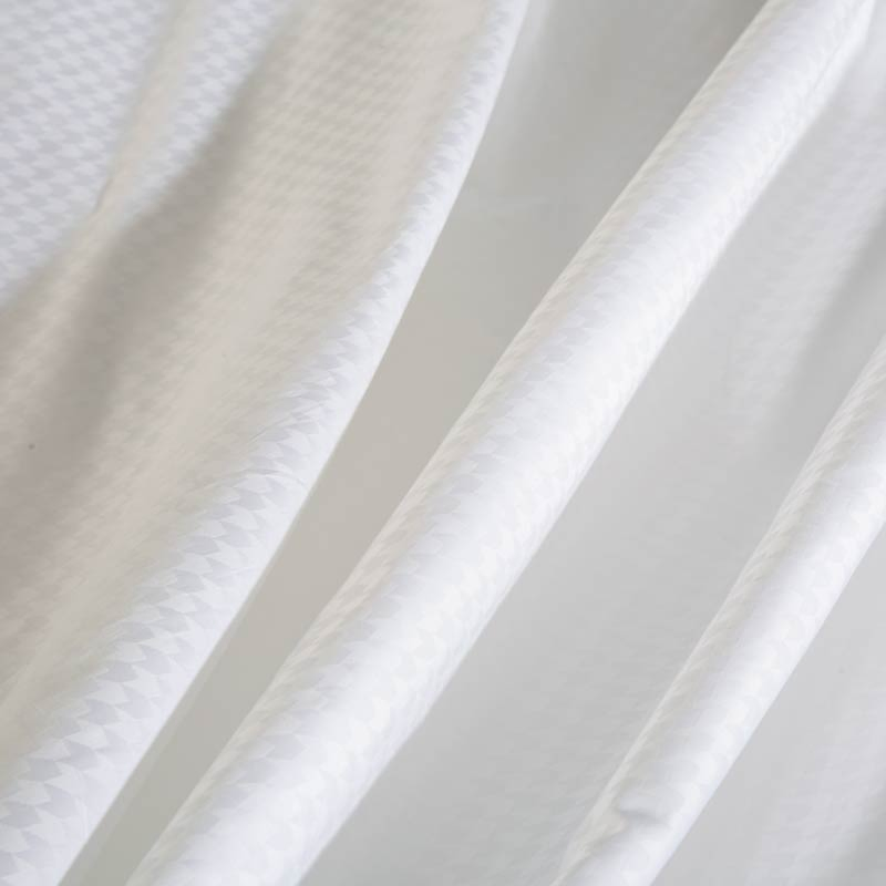 Luxurious 7 Stars Hotel Level Bedding Sets White Color 100% Cotton Sateen