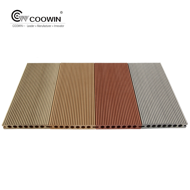 Eco-Friendly Easy Installation Woodgrain Surface Wood Plastic Composite Outdoor WPC Decking