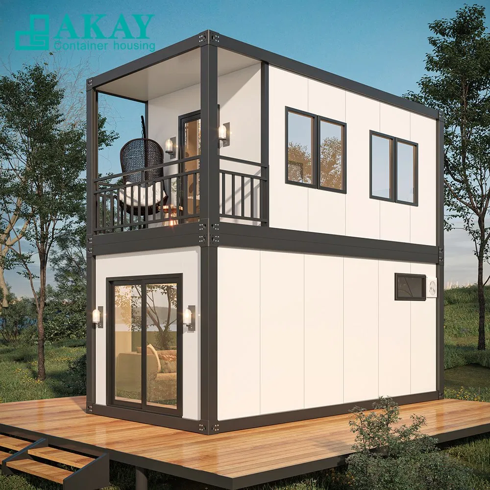 Luxury 2 Bedroom Casa Modular Homes Flat Pack Living Portable Prefabricated House Prefab House Container House
