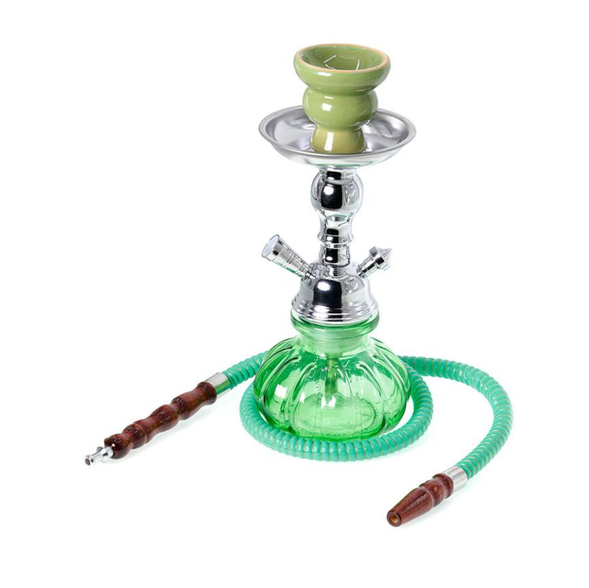 Arabic Indian Shisha Glass Water Pipe Hookah Set Single Hose Custom Classic Colorful Chicha