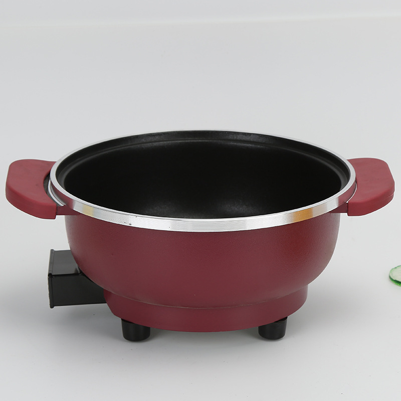Kroean Kitchen Cooker Mini Nonstick Hot Pot Electric Sauce Pan Cooking Pot