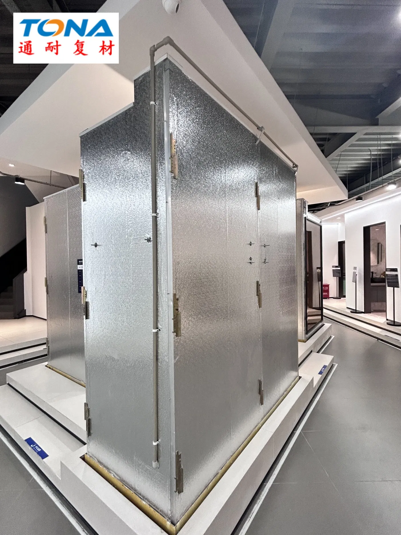 Accessories Prefabricated Furniture Custom Sizes High Value Efficient Drainage SMC Bathroom