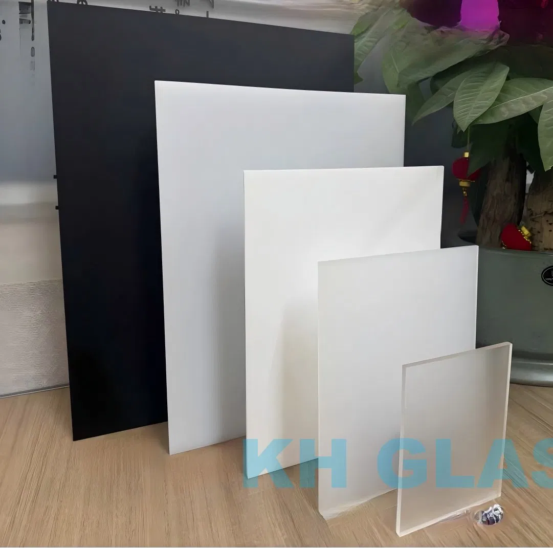 3mm-12mm Clear Colored/Gradient/Graduated Color Acid Etched Frosted Glass Factory Supply Partition Customized
