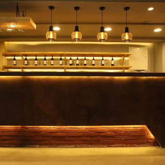 Creative Catering Design Grc Uhpc Material Bar Table /Chair/ Panel Background Wall