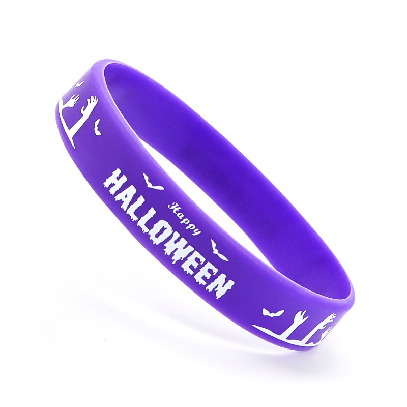 The Best-Selling Hallowmas Festival-Themed Wristband, a Classic and Fashionable Halloween Silicone Wristband. OEM/ODM Customization Is Accepted