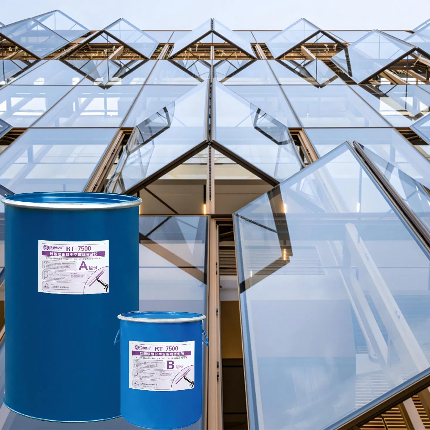 Runtai High-Performance Two-Part Silicone Sealant for Glass Insulation