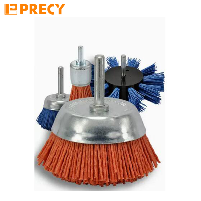 Pencil Brush/End Brush - Blue Nylon Bristle - Sanding of Wood