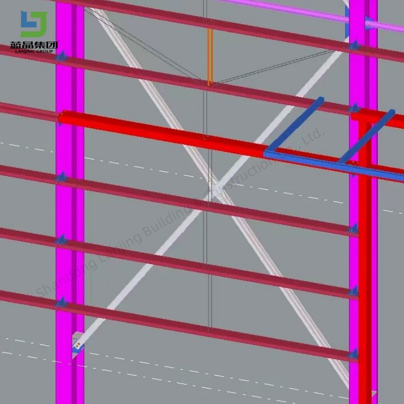 Prefab Workshop Customized Green Light Steel Structure Building Workshop Metal Workshop Industrial Workshop