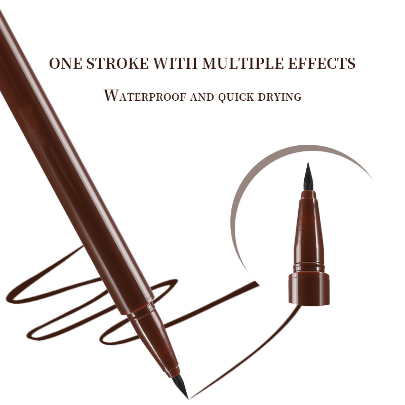 Long-Wear Liquid Eyeliner for Quick Makeup Ladies with Waterproof Formula