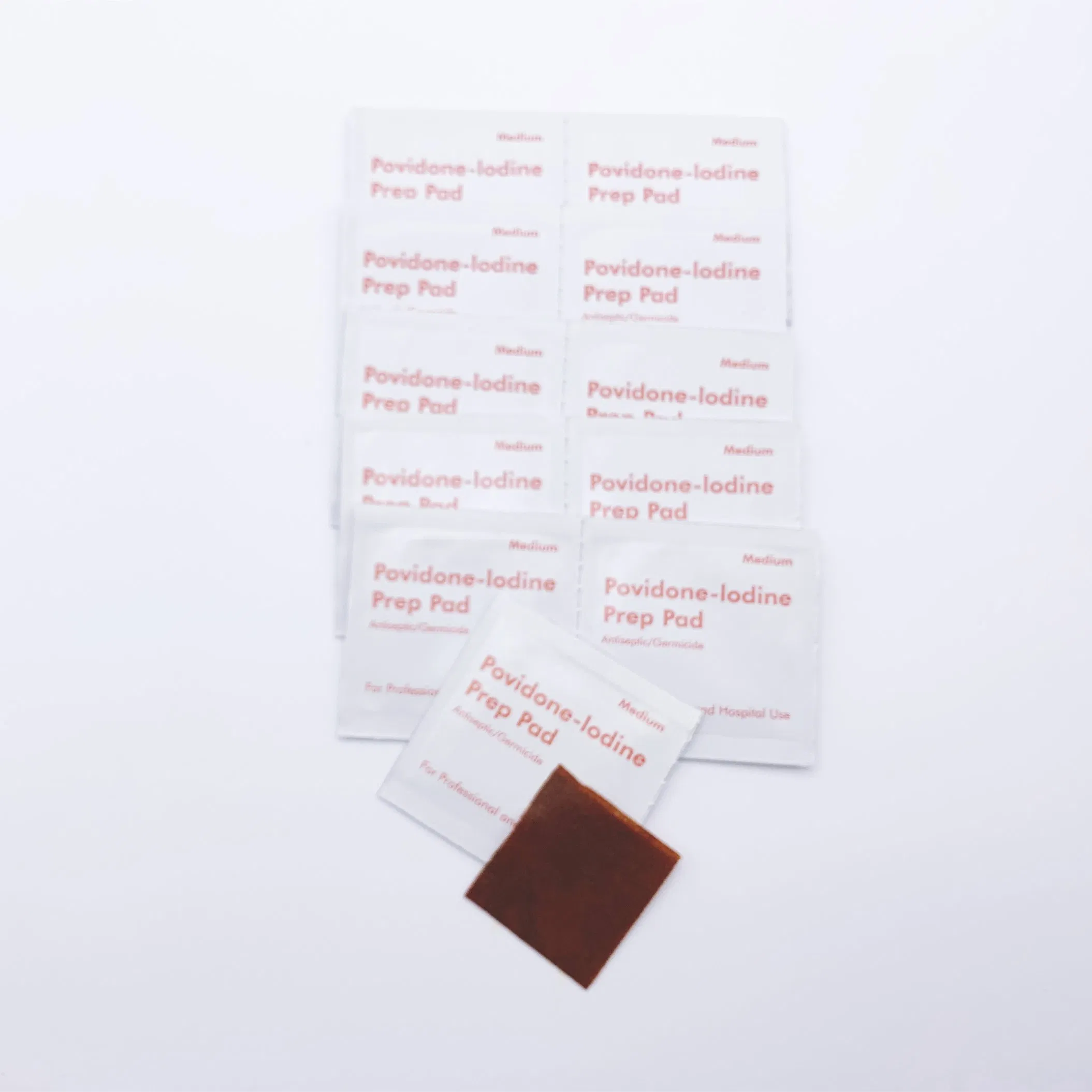 Disposable Medical Antiseptic Nonwoven Povidone Iodine Prep Wipe Pad