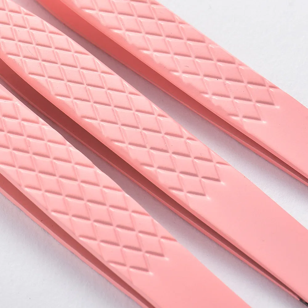 Professional Fiber Tip Eyelash Tweezer Volume Lash Tweezers Fiber Tip Set