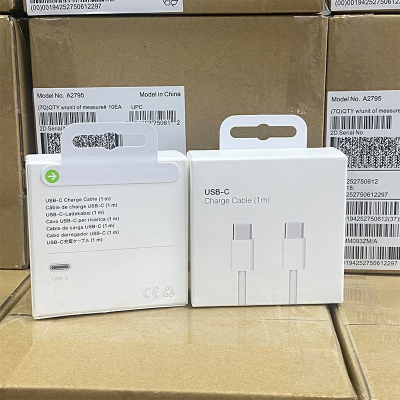 Original USB-C Charger Cable for iPhone 15 USB-C to USB-C for Apple 60W USB C Fast Charging USB C Cable for iPhone 15 PRO