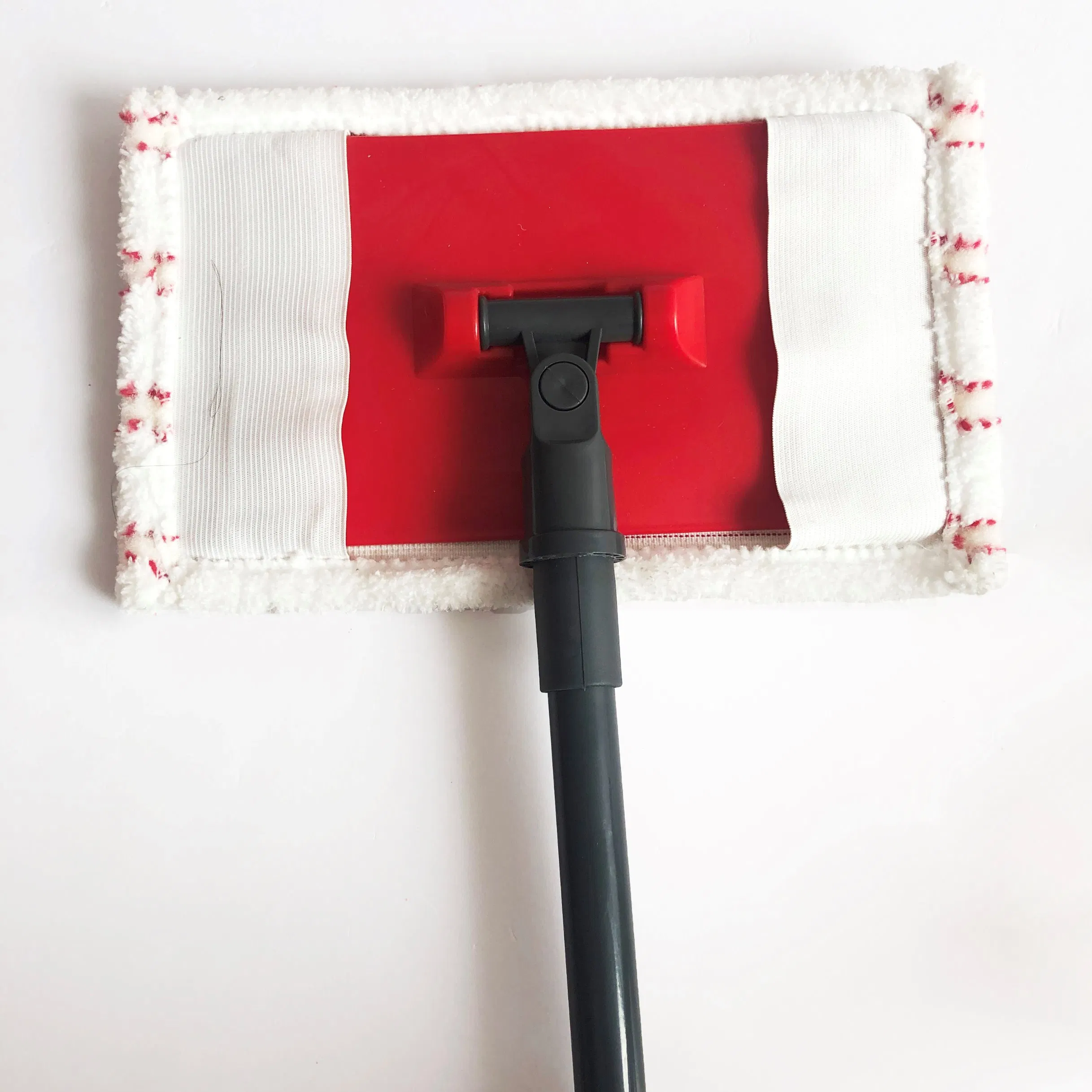 Fctory Price Microfibre Bath Cleaner with Metal Telescopic Handle and PP Plate Microfibre Refill Pad for House Office All Floor Cleaning