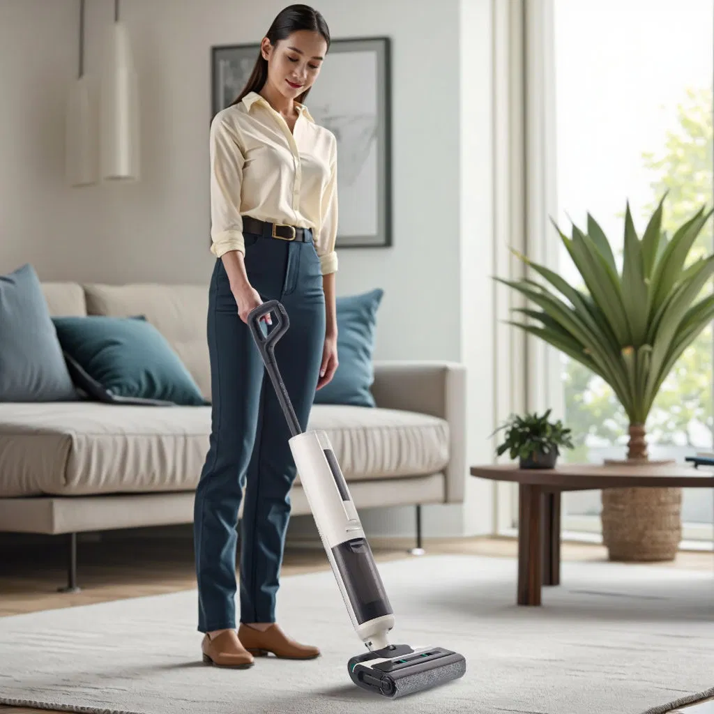 Cleaning Product Professional Handheld Self-Cleaning Electric Floor Scrubber Washer Machine Cordless Wet and Dry Vacuum Cleaner
