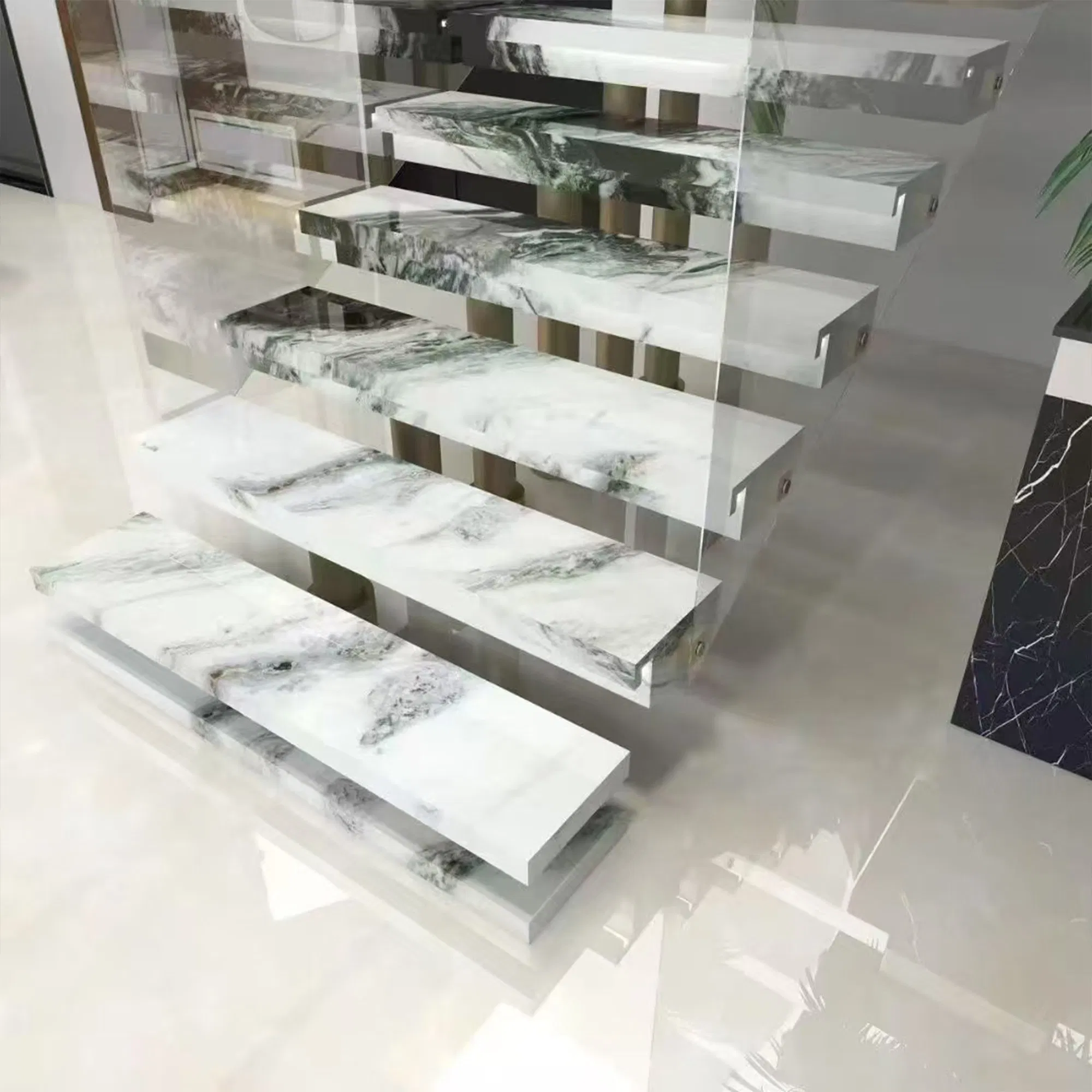 China Panda White Natural Marble for Interior Design