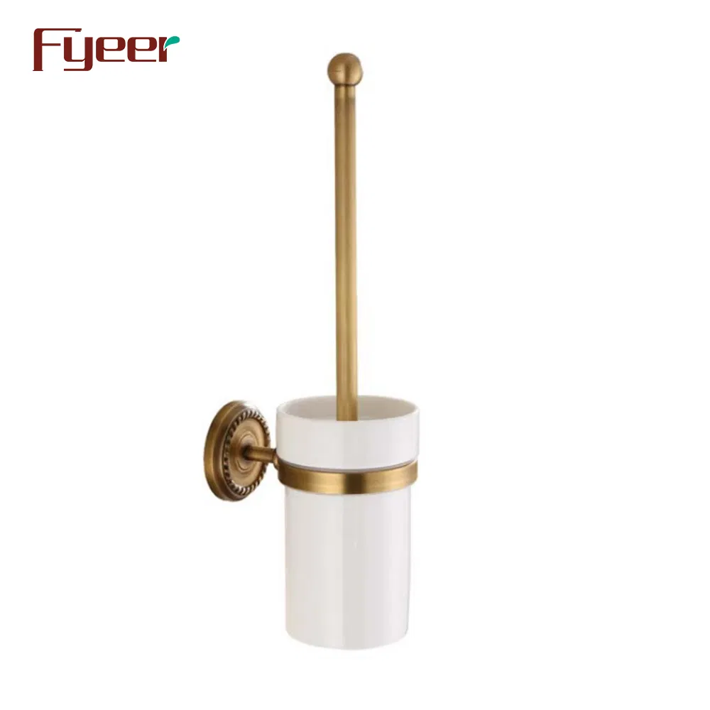 Держатель для туалетного ёршика Fyeer Antique Brass