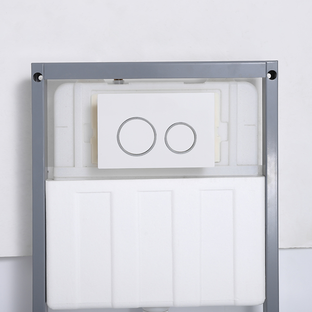 Wall Mounted Dual Flush Concealed Wc Cistern Tank Plastic Water Storage Toilet Tank
