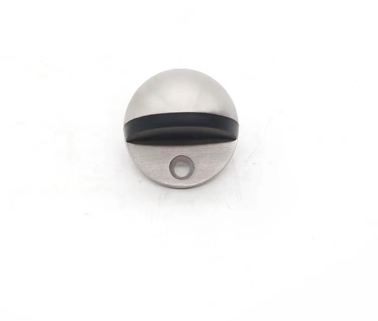 High Quality Shower Frameless Sliding Tempered Glass Door Solid Stainless Steel Material Rubber Resistance Door Stopper China OEM Factory