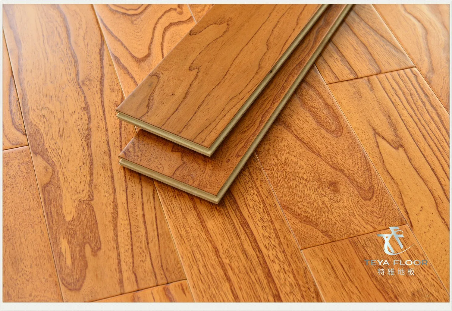 Elm Engineered Wood Flooring Embossed, UV Lacquer