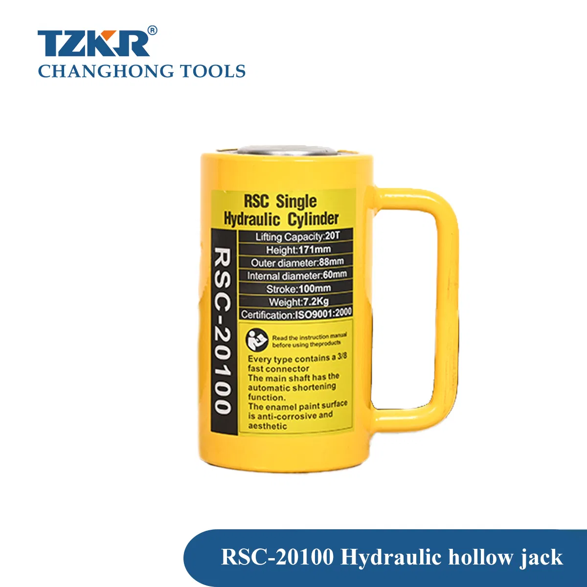 Rsc-20100 20 Ton Lift-up Barrier Free Sufficient Tonnage Sufficient Stroke Hydraulic Cylinder Jack