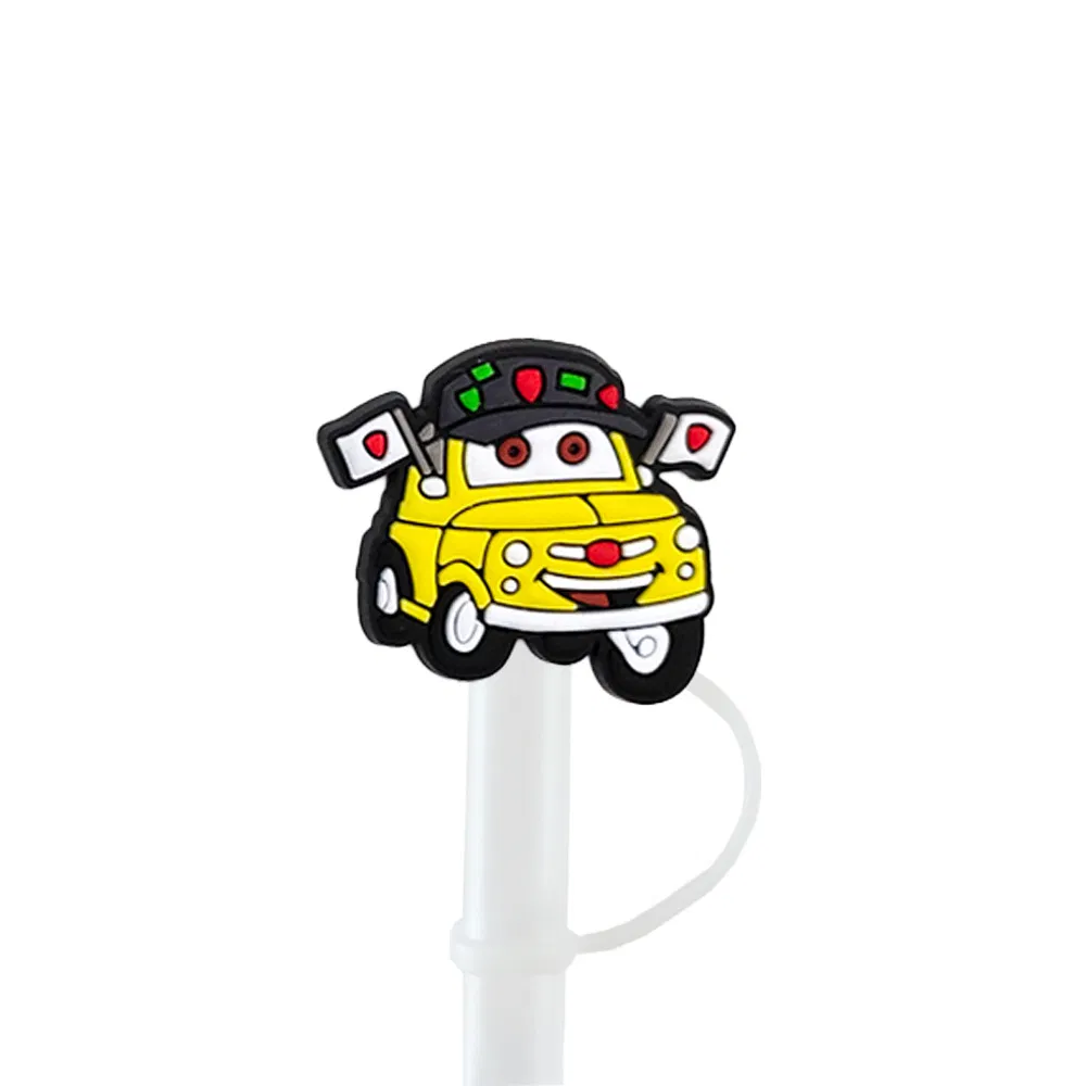 8/10mm Racing Cars Cute Cartoon 20 Styles Straw Caps Straw Plugs Cartoon Straw Accessories Dust Covers