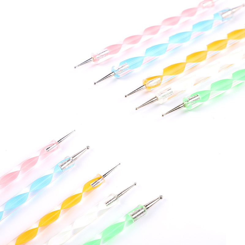 UV Gel Painting DIY Design Nail Art 2 Way Dotting Pen Tool