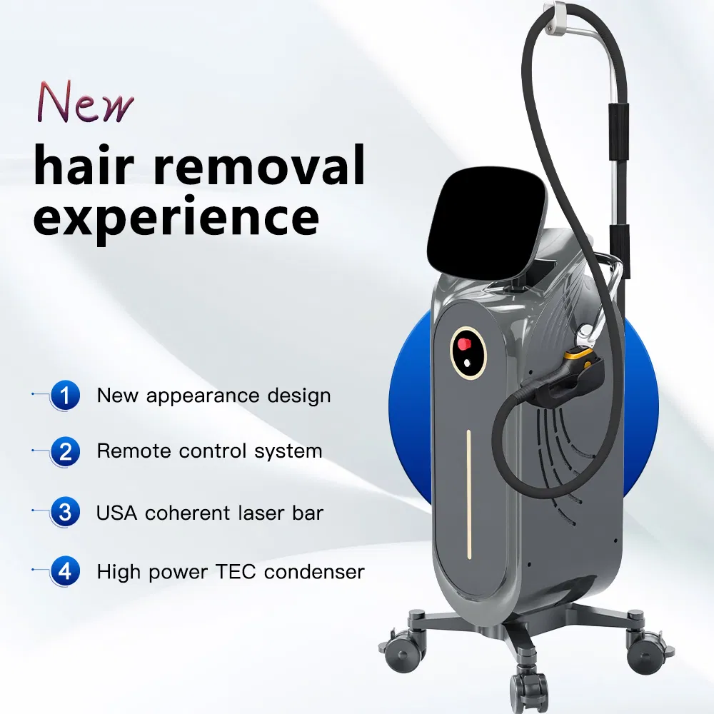 Beauty Salon 600W-1200W 808nm Diode Laser Dark Skin Painless Hair Removal 808nm Laser Diode Hair Removal Permanent Machine