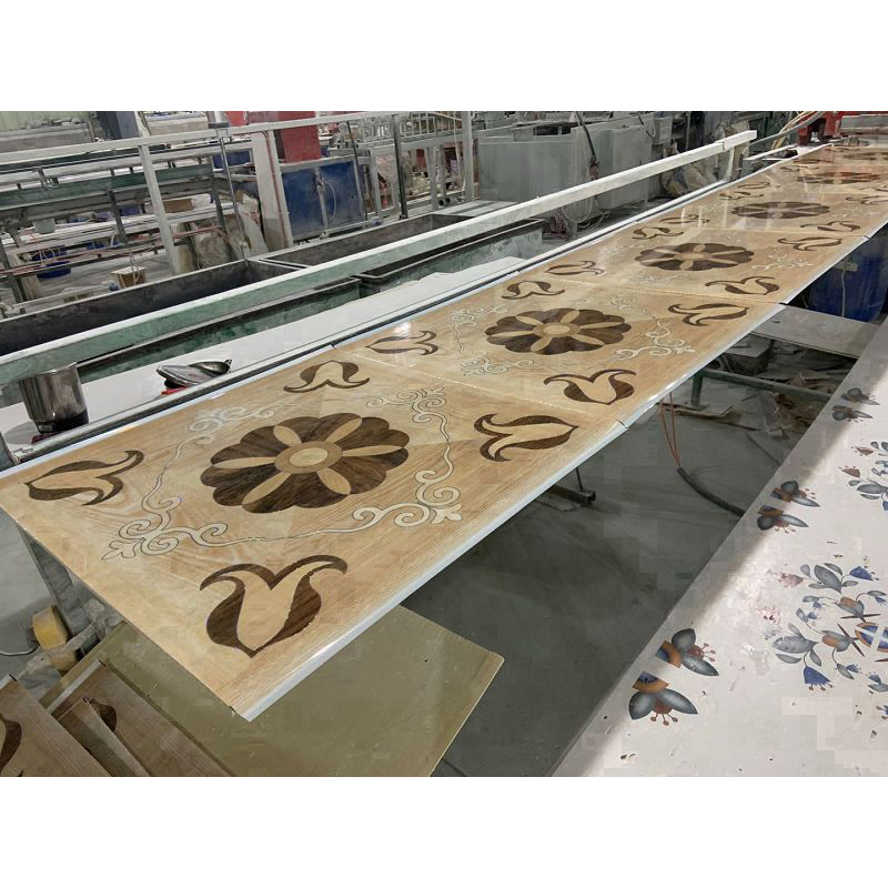 Iraq Somalia Market Dominican PVC Gypsum Ceiling Tile False PVC Grid Ceiling Plafon De PVC 2 by 2 T Bar