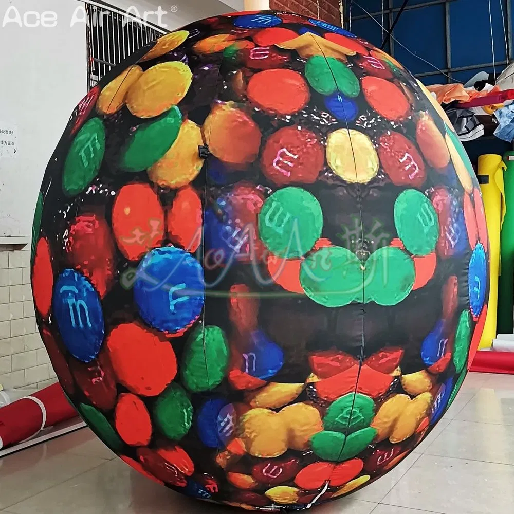 Giant Inflatable Chocolate Bean Apple Balloon Food Model for Advertising