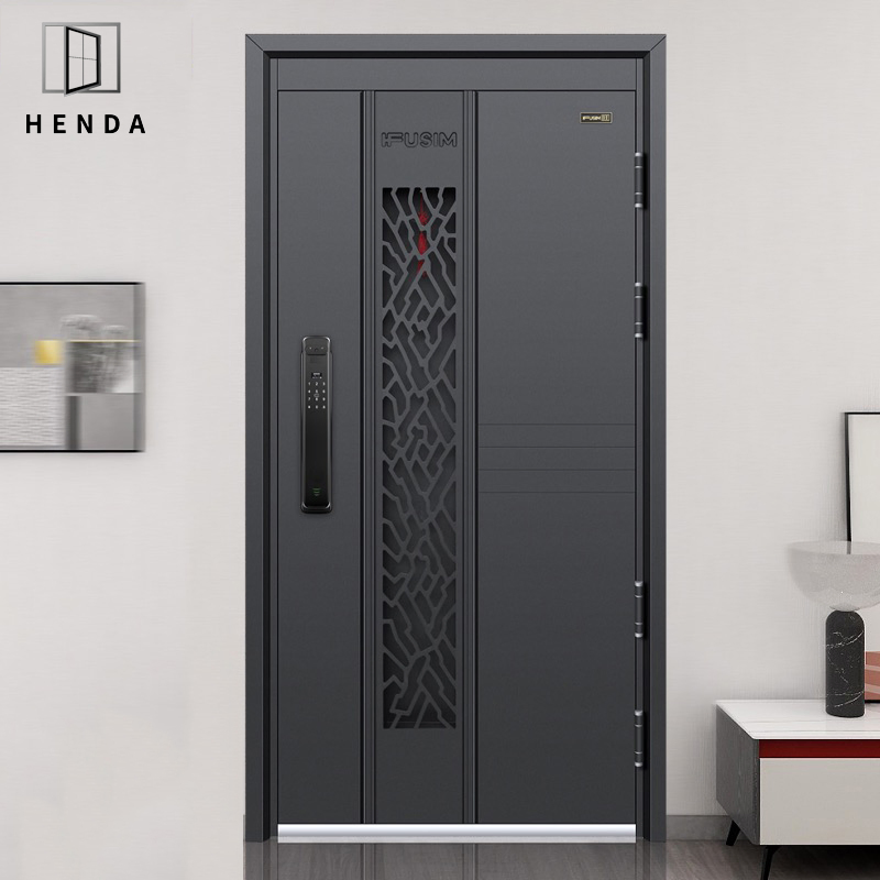 Automatic House Collapsible Fence/Fencing Sliding Metal Security Aluminum Sliding Wrought Security Door