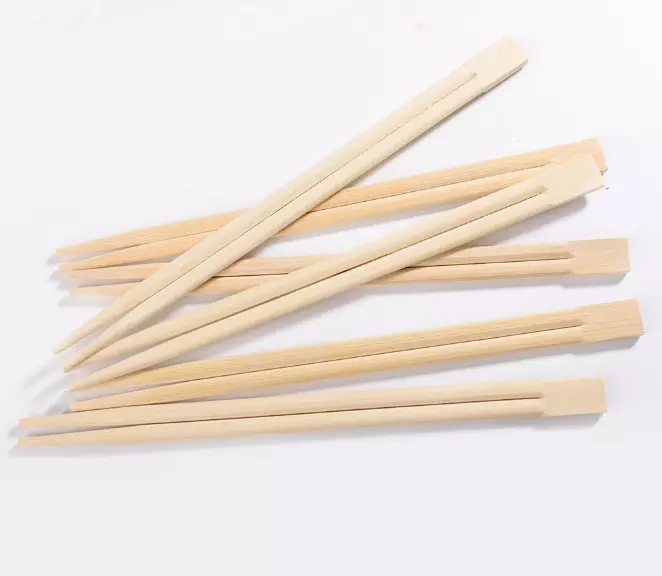 Disposable Bamboo Twins Chopsticks with Paper Packing