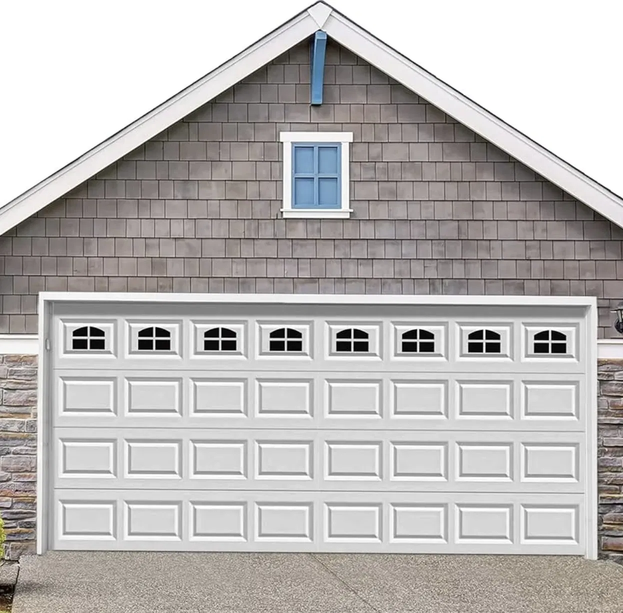 Residential Garage Door Metal 12 X 7 Custom Insulated Sectional Garage Door