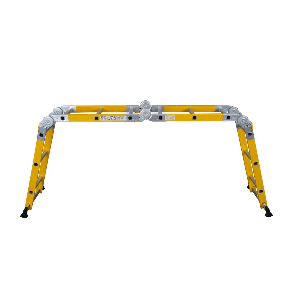 China Supplier Factory Colorful Multi-Purpose Aluminum Folding Steps Foldable Home Use Ladder