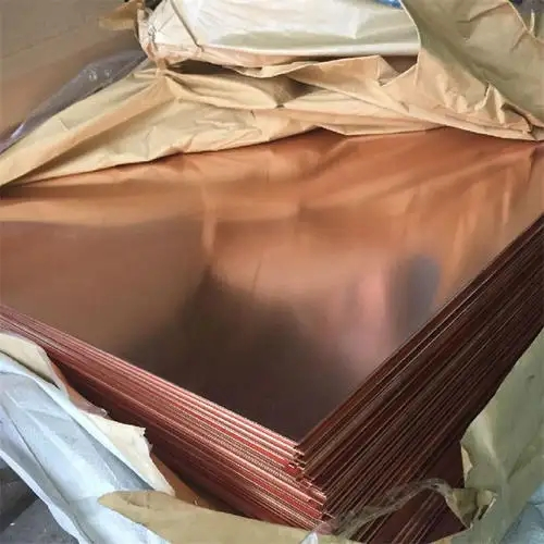 Hot Selling C10200 Mirror Surface Conductive High Purity Copper Sheet for House Roofs
