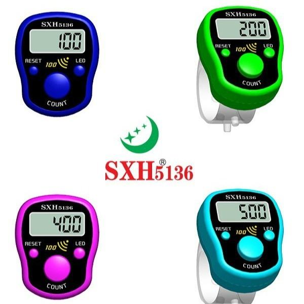Manufacturer's Ring Type LED Lamp Digital Finger Counter with Whole Hundred Sound